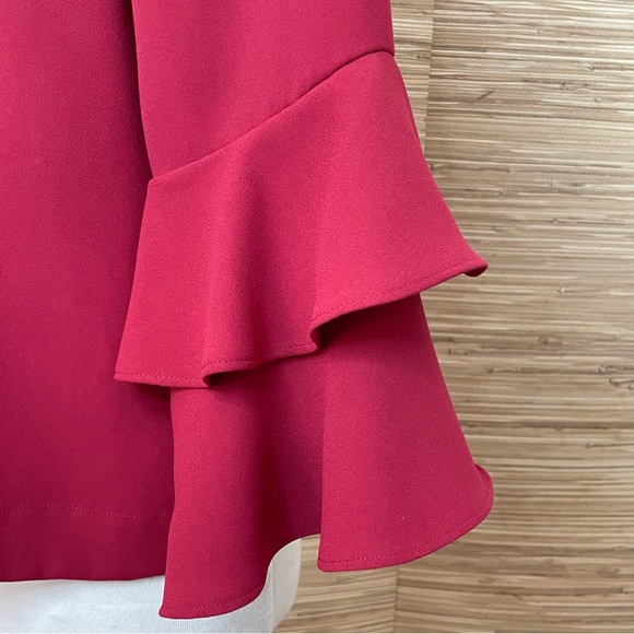 J Crew Bell Ruffle Sleeve Blouse - Picture 9 of 12